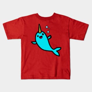 Narwhale playing Kids T-Shirt